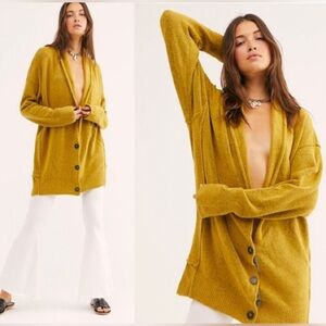🌿Free People Eucalyptus Oversized Cardigan